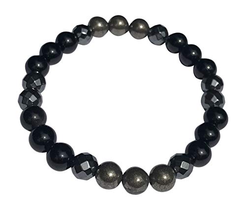 Shield: Energy Beaded Stretch Bracelet-ThePottersStones