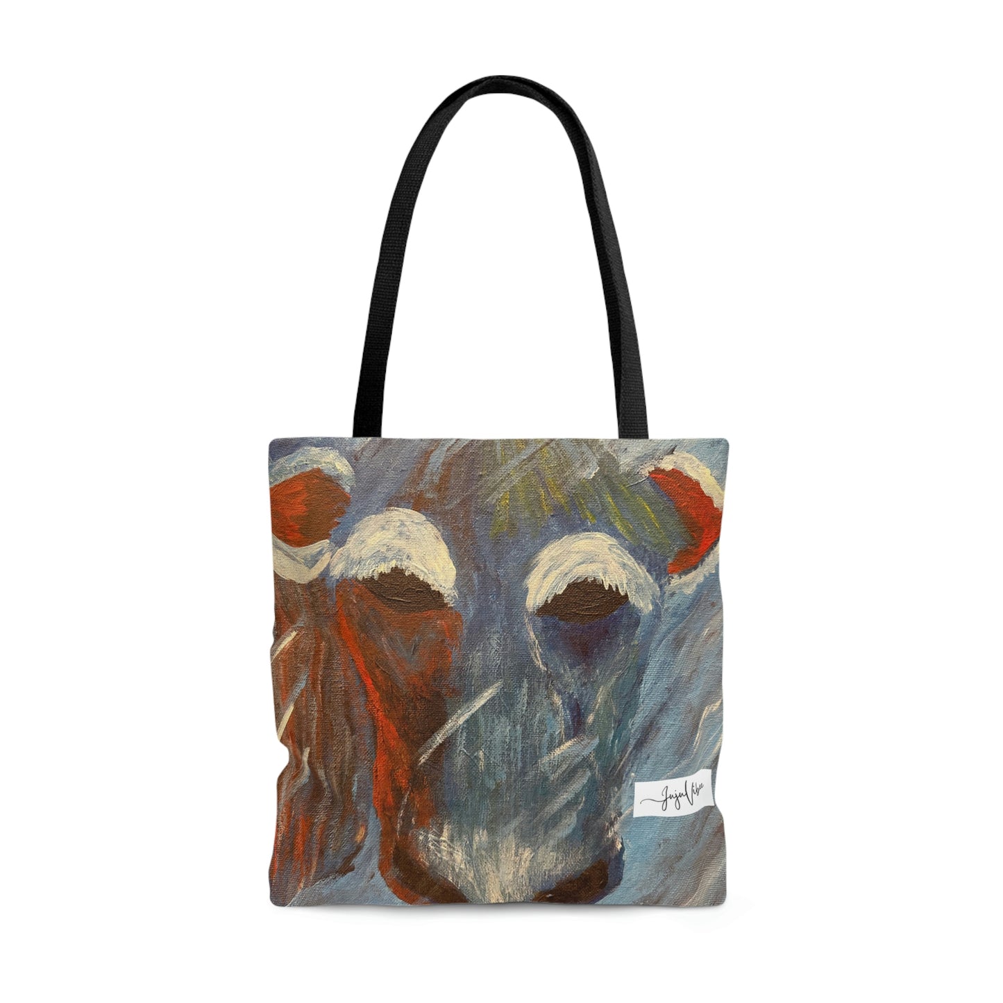 Hurricane Cow Tote Bag (AOP)-ThePottersStones