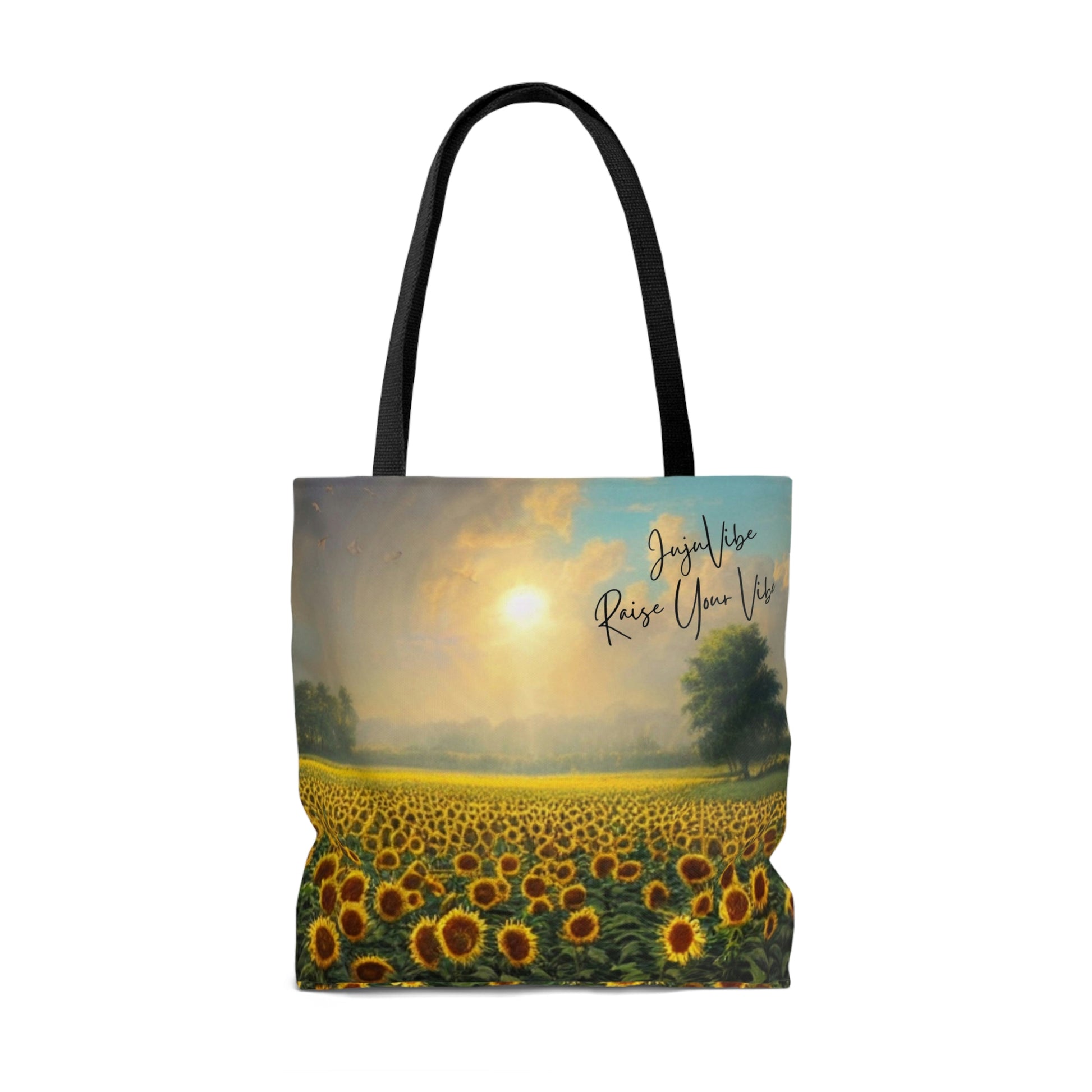 Sunflower Raise Your Vibe Tote Bag (AOP)-ThePottersStones