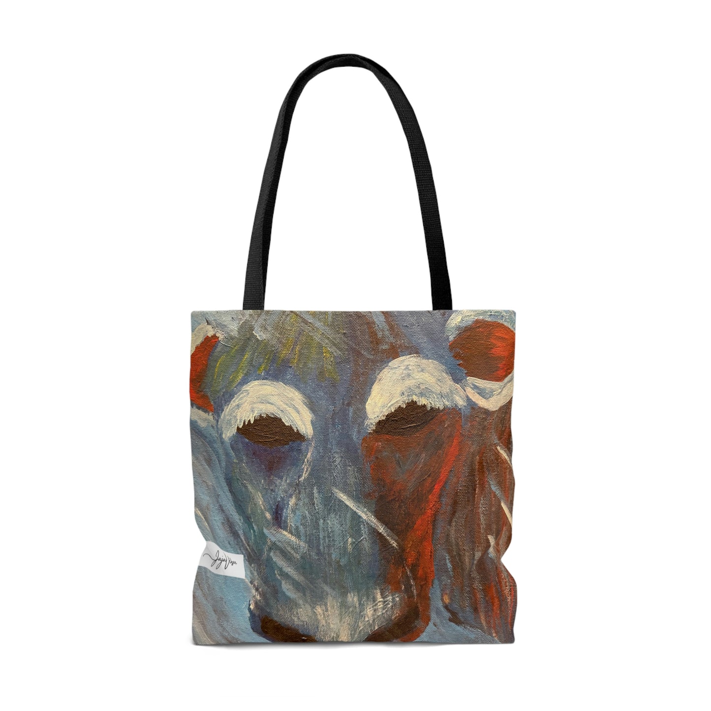 Hurricane Cow Tote Bag (AOP)-ThePottersStones